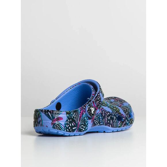 Crocs Classic Butterfly Print Clogs Slip On Comfort SIZE 9 MENS / 11 WOMENS NWT main image 5